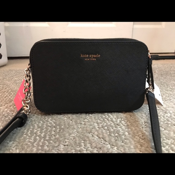 Kate Spade margaux double zip mini crossbody purse - Picture 2 of 4
